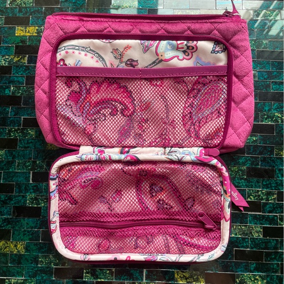 Vera Bradley | NWT Crushed Velvet Breast Cancer Support Cosmetic Bag - Picture 5 of 10